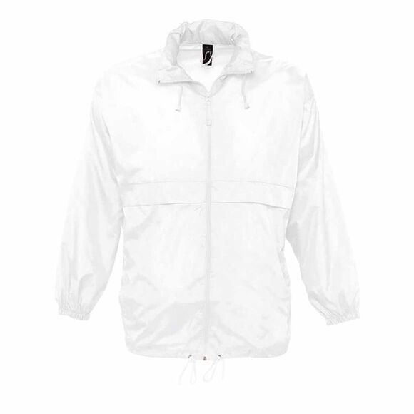 SOLS Unisex Mens /Womens Surf Windbreaker Lightweight Outdoor Jacket /Coat / Whi - Picture 1 of 5